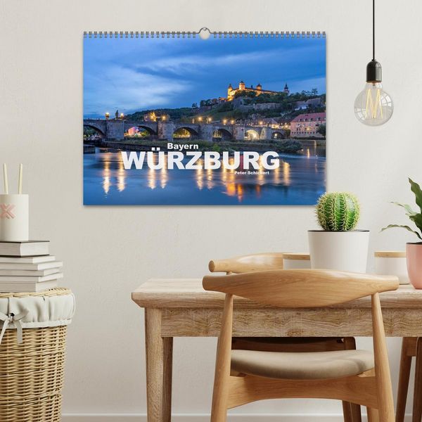 Produktbild: W&uuml;rzburg - Bayern (Wandkalender 2026 DIN A3 quer), CALVENDO Monatskalender