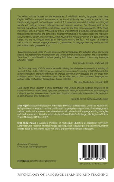 Produktbild: Multilingual Selves and Motivations for Learning Languages other than English in Asian Contexts