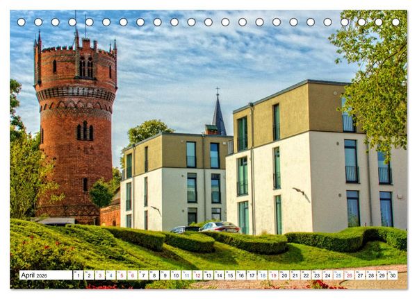 Produktbild: Stadt Wismar 2026 (Tischkalender 2026 DIN A5 quer), CALVENDO Monatskalender