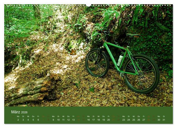 Produktbild: Mit dem Fahrrad durch 2026 (hochwertiger Premium Wandkalender 2026 DIN A2 quer), Kunstdruck in Hochglanz