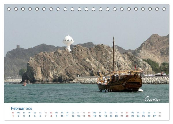 Produktbild: Vereinigte Arabische Emirate (Tischkalender 2026 DIN A5 quer), CALVENDO Monatskalender