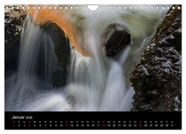 Produktbild: Kuhflucht Wasserf&auml;lle bei Farchant (Wandkalender 2026 DIN A4 quer), CALVENDO Monatskalender