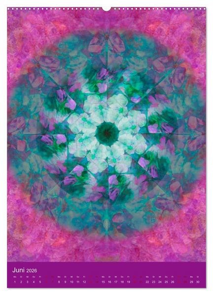 Produktbild: Meditative Pflanzenmandalas (hochwertiger Premium Wandkalender 2026 DIN A2 hoch), Kunstdruck in Hochglanz