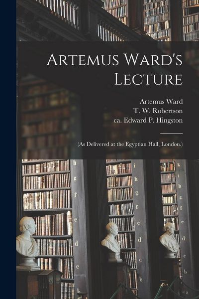 Produktbild: Artemus Ward's Lecture