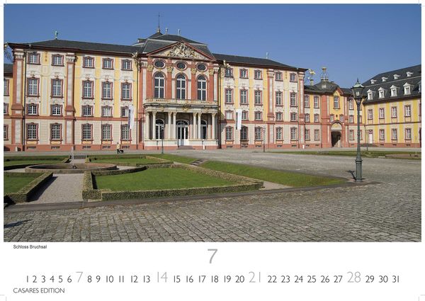 Produktbild: Schl&ouml;sser und G&auml;rten in Baden W&uuml;rttemberg 2024 L 35x50cm
