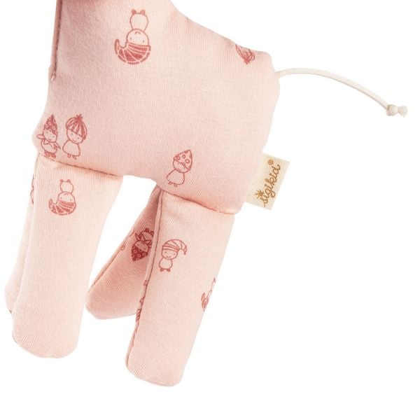 Produktbild: Sigikid 39978 - Greifling Giraffe, sigibaby, rosa, Baumwolle, 23 cm