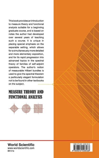 Produktbild: Measure Theory and Functional Analysis