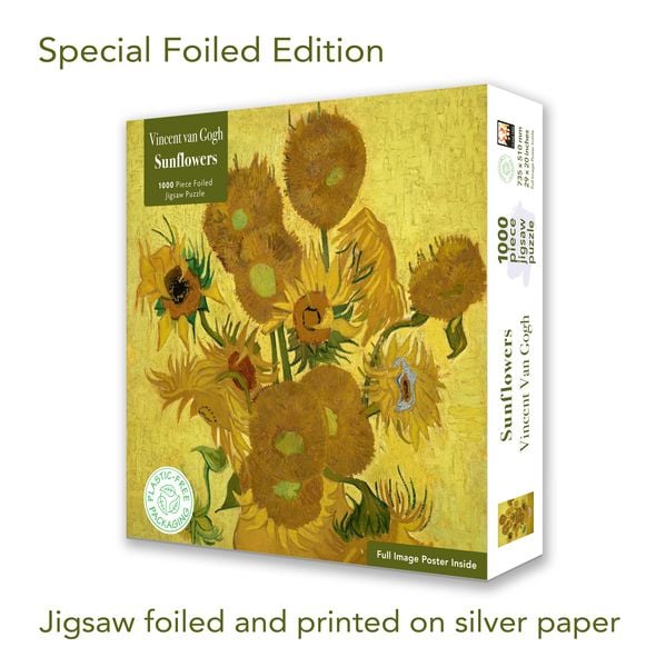 Produktbild: Luxus Puzzle &ndash; Vincent van Gogh, Sonnenblumen