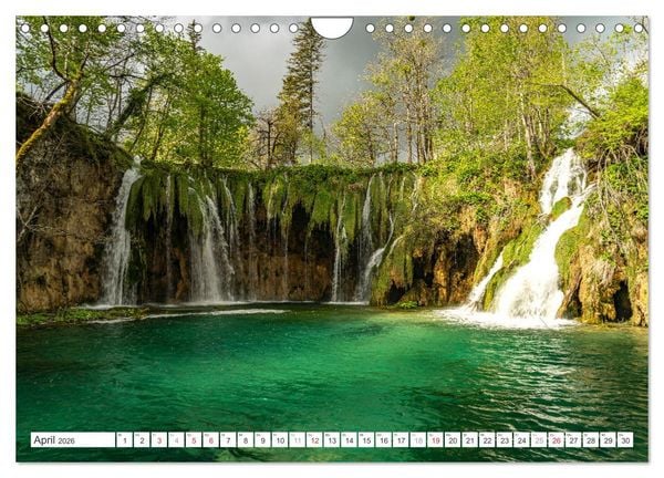 Produktbild: Welterbe in Kroatien - Plitvicer Seen (Wandkalender 2026 DIN A4 quer), CALVENDO Monatskalender