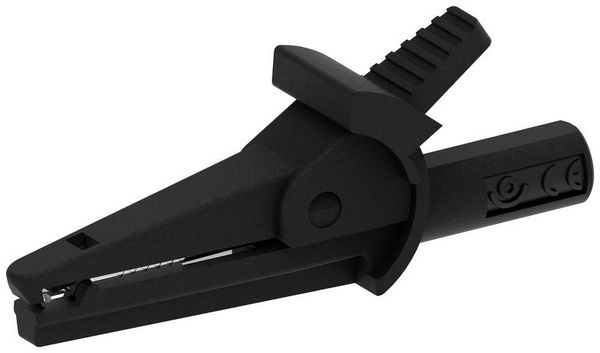 Produktbild: Electro PJP 5002/LM-IEC-CD1-N Krokodilklemme Schwarz Klemmbereich max.: 9 mm L&auml;nge: 51 mm 1 St.