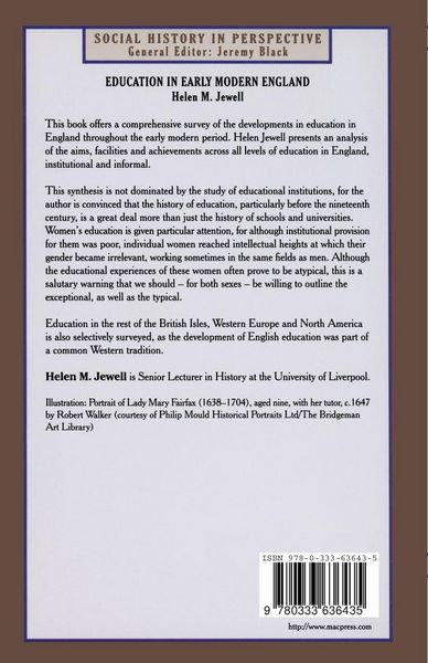 Produktbild: Education in Early Modern England