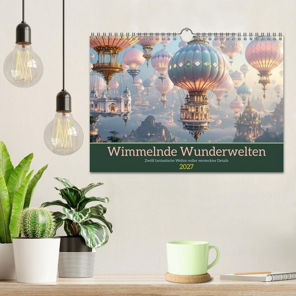 Produktbild: Wimmelnde Wunderwelten (Wandkalender 2027 DIN A4 quer), CALVENDO Monatskalender