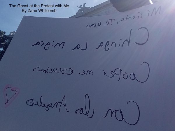 Produktbild: The Ghost at the Protest with Me (My Story, #4)