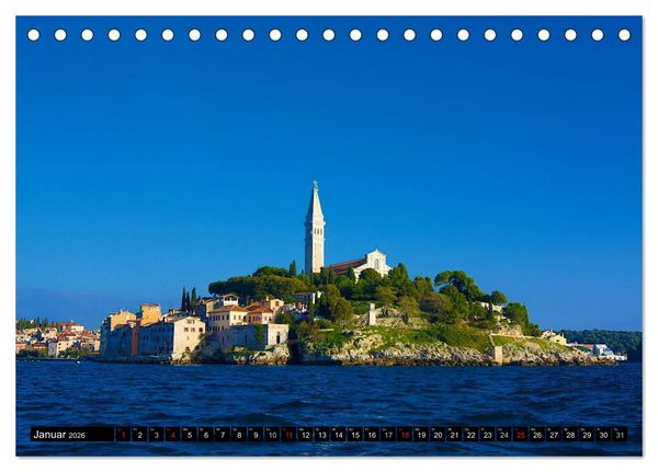 Produktbild: Rund um Rovinj (Tischkalender 2026 DIN A5 quer), CALVENDO Monatskalender