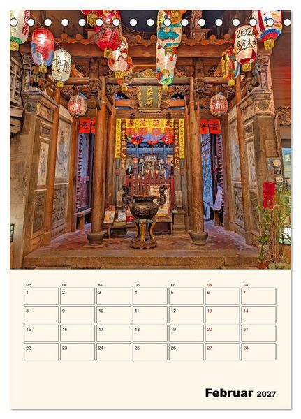 Produktbild: Taiwan &ndash; Traumreise durch Asiens Geheimtipp (Tischkalender 2027 DIN A5 hoch), CALVENDO Monatskalender