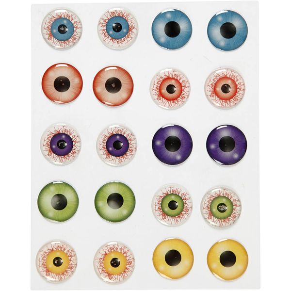 Produktbild: Creativ Company 3D-Augen-Sticker, D 20 mm