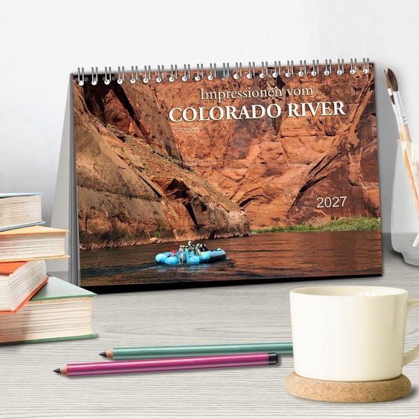 Produktbild: Impressionen vom Colorado River (Tischkalender 2027 DIN A5 quer), CALVENDO Monatskalender