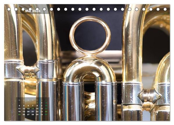 Produktbild: Das Horn, ein herrliches Instrument (Tischkalender 2026 DIN A5 quer), CALVENDO Monatskalender