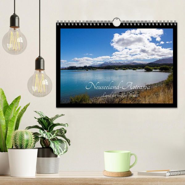 Produktbild: Neuseeland-Aotearoa, Land der wei&szlig;en Wolke (Wandkalender 2026 DIN A4 quer), CALVENDO Monatskalender