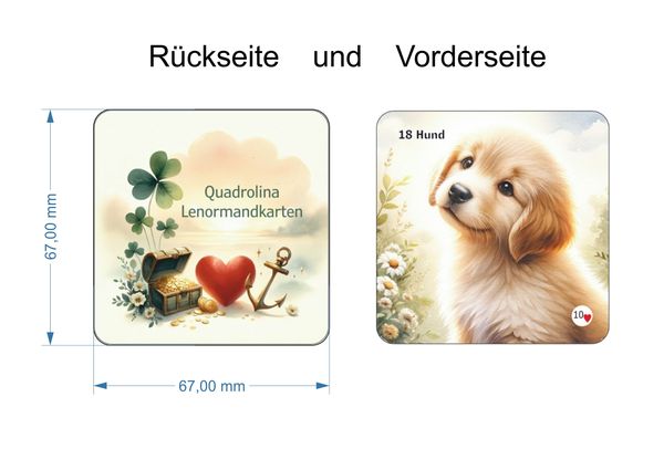 Produktbild: Quadrolina Lenormandkarten