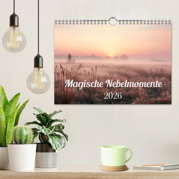 Produktbild: Magische Nebelmomente (Wandkalender 2026 DIN A4 quer), CALVENDO Monatskalender
