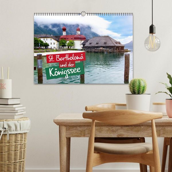 Produktbild: St. Bartholom&auml; und der K&ouml;nigssee (Wandkalender 2026 DIN A3 quer), CALVENDO Monatskalender