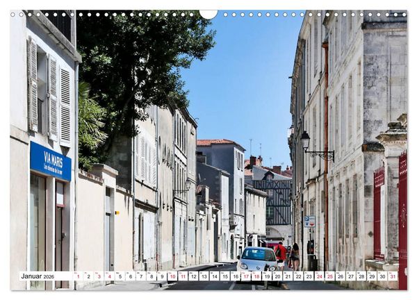 Produktbild: Ein Sommer in La Rochelle vom Frankfurter Taxifahrer Petrus Bodenstaff (Wandkalender 2026 DIN A3 quer), CALVENDO Monatskalender
