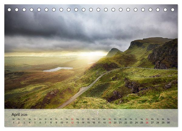 Produktbild: Scotland (Tischkalender 2026 DIN A5 quer), CALVENDO Monatskalender