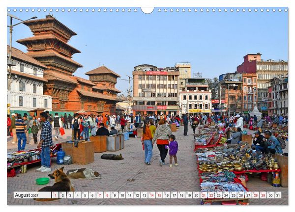 Produktbild: Das Kathmandutal (Wandkalender 2027 DIN A3 quer), CALVENDO Monatskalender