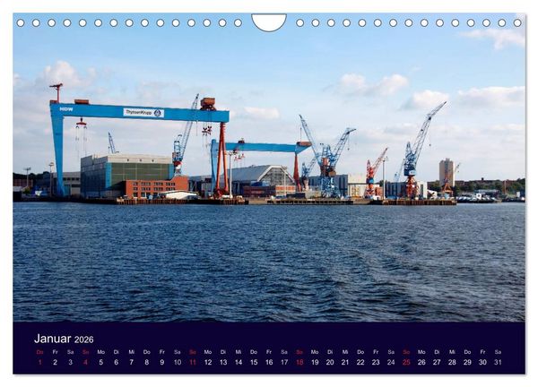 Produktbild: Rund um die Kieler F&ouml;rde (Wandkalender 2026 DIN A4 quer), CALVENDO Monatskalender