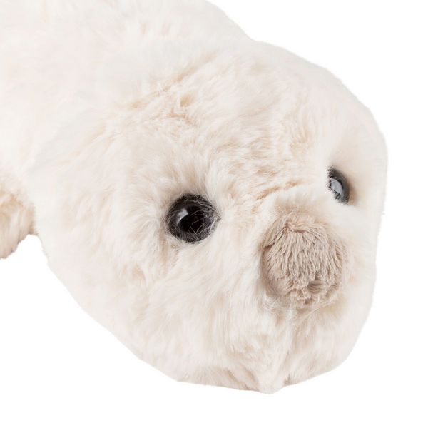 Produktbild: Sigikid 43578 - Kuscheltier Seehund Baby wei&szlig;, 45 cm, Flauscherie