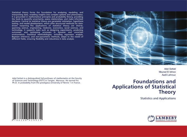 Produktbild: Foundations and Applications of Statistical Theory