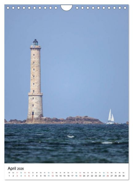 Produktbild: Phares Bretons (Wandkalender 2026 DIN A4 hoch), CALVENDO Monatskalender