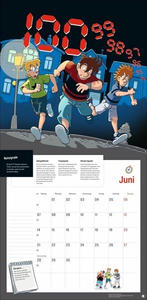 Produktbild: Die drei ??? Kids Broschurkalender 2027