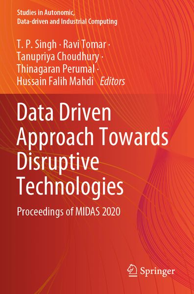 Produktbild: Data Driven Approach Towards Disruptive Technologies