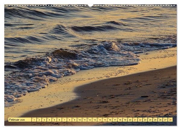 Produktbild: Sonne, Sand und Meer. Farben der K&uuml;ste (Wandkalender 2026 DIN A2 quer), CALVENDO Monatskalender