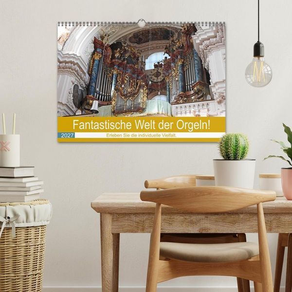 Produktbild: Fantastische Welt der Orgeln (Wandkalender 2027 DIN A3 quer), CALVENDO Monatskalender