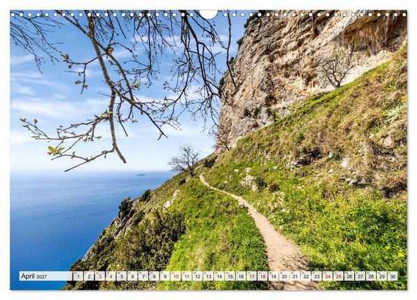 Produktbild: Amalfik&uuml;ste und Capri - Sehnsuchtsorte (Wandkalender 2027 DIN A3 quer), CALVENDO Monatskalender