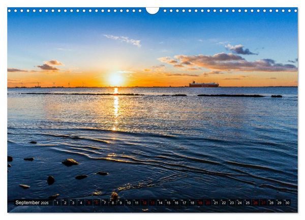 Produktbild: EMDEN, Seehafenstadt in Ostfriesland (Wandkalender 2026 DIN A3 quer), CALVENDO Monatskalender