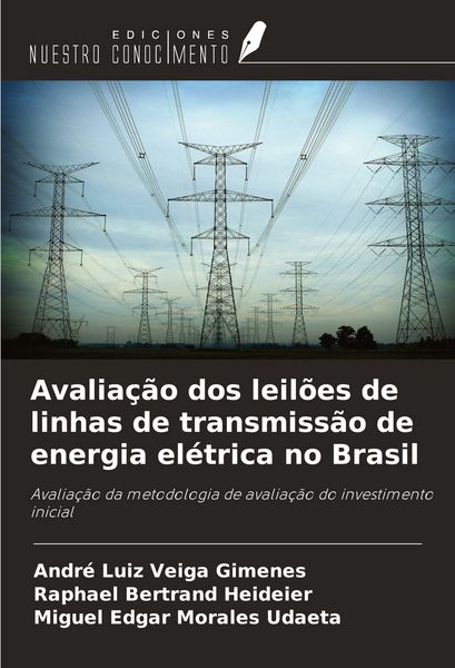 Produktbild: Avalia&ccedil;&atilde;o dos leil&otilde;es de linhas de transmiss&atilde;o de energia el&eacute;trica no Brasil