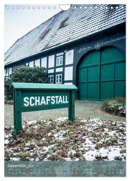 Produktbild: Historisches Bad Essen (Wandkalender 2026 DIN A4 hoch), CALVENDO Monatskalender