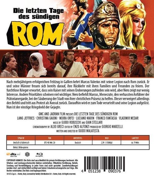 Produktbild: Die letzten Tage des s&uuml;ndigen Rom