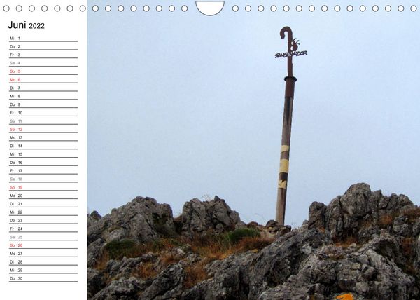 Produktbild: Jakobsweg - Camino San Salvador (Wandkalender 2022 DIN A4 quer)