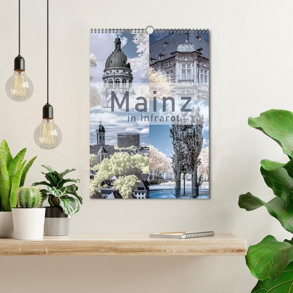 Produktbild: MAINZ IN INFRAROT (Wandkalender 2026 DIN A3 hoch), CALVENDO Monatskalender