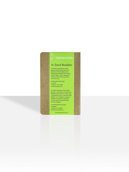 Produktbild: Hahnem&uuml;hle Papier Travel Booklets, 9 x 14 cm Hochformat, 140 g/m&sup2;