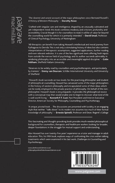 Produktbild: Philosophy for Counselling and Psychotherapy