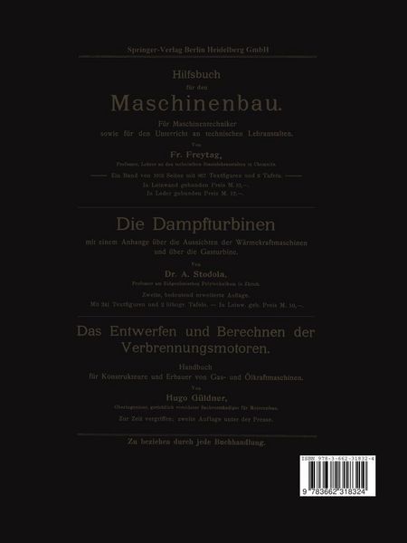 Produktbild: Theorie und Practische Berechnung der Heissdampfmaschinen