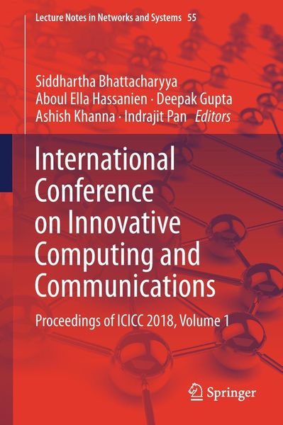 Produktbild: International Conference on Innovative Computing and Communications