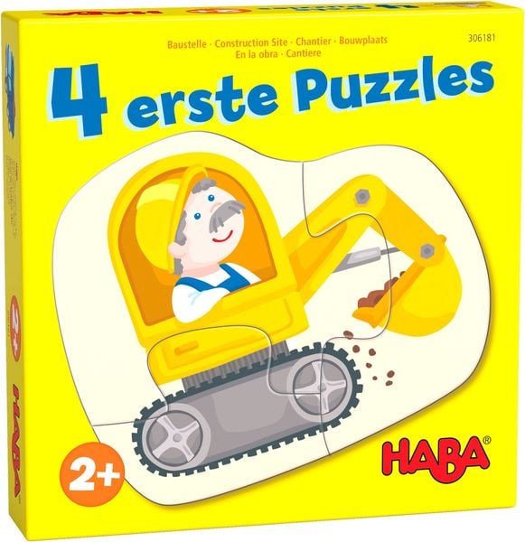 Produktbild: HABA - 4 erste Puzzles - Baustelle