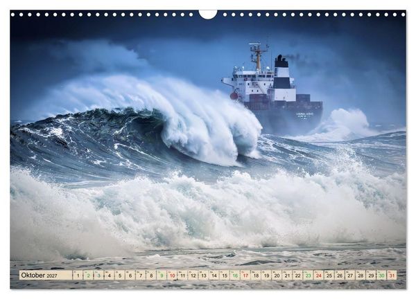 Produktbild: Gef&auml;hrliche Brandung (Wandkalender 2027 DIN A3 quer), CALVENDO Monatskalender